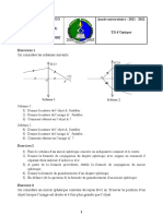 TD D'optique Sujet Mpci l1s2 DR Kabore 21 22