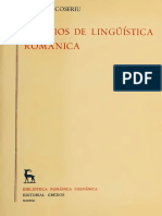 Eugenio Coseriu - Estudios de Lingüística Románica-Editorial Gredos (1977)