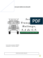 Procesos para Realizar Una Carta Porte