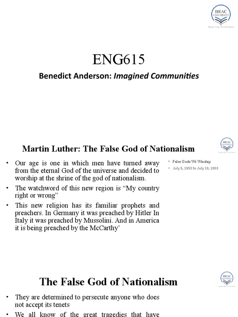 Eng615 benedict anderson imagined communities spring 2023 pdf