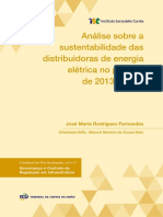Analise Sobre A Sustentabilidade Das Distribuidoras de Energia Eletrica No Periodo de 2013 A 2017
