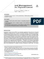 Anaplastic Thyroid Cancer Diagnosis and Management