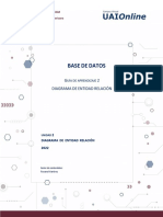 Guía de Aprendizaje - Unidad 2 - Diagrama de Entidad Relación