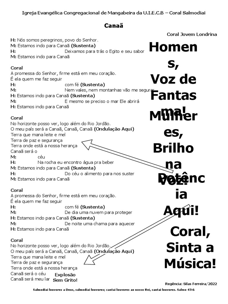 Canaã - Letra | PDF