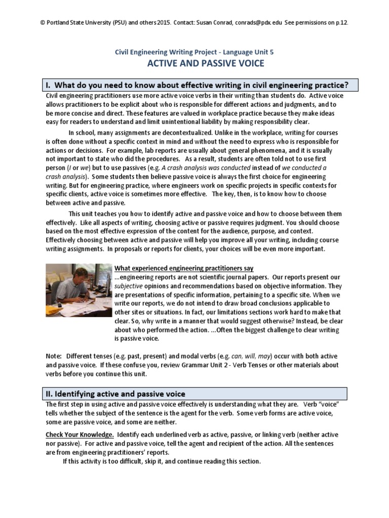 Lang+Unit+5+Active+&+Passive+Voice | PDF