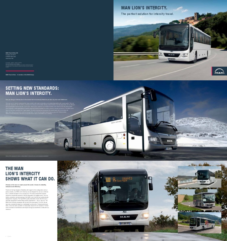 MAN Lion's Intercity Bus Overview | PDF