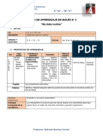 TERCER Grado SESION DE APRENDIZAJE 7, 8,9 y 10