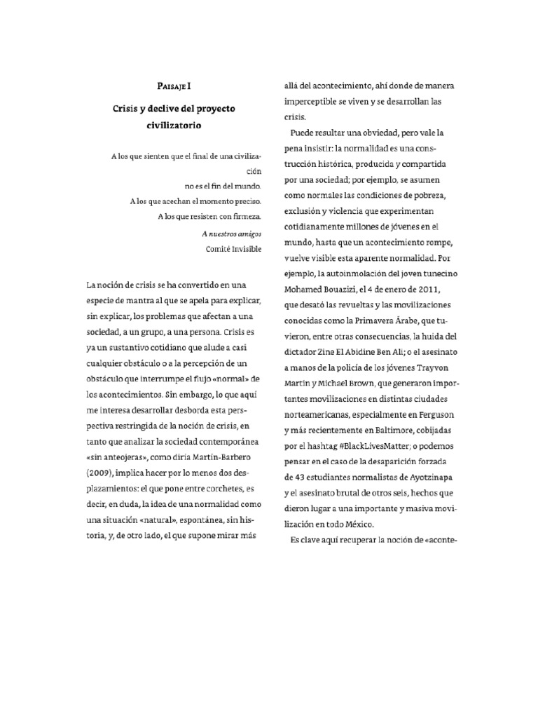 Paisajes Insurrectos | PDF