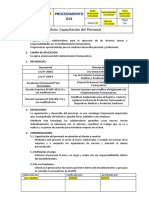 POE 14 Capacitación Del Personal 2023