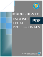 English For Legal Materi 3&4