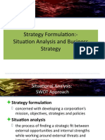 06 Strategy Formulation - Situation Analysis and Business Strategy