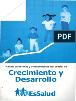 Manual de Normas y Procedimientos Del Control de Crecimiento y Desarrollo Essalud 2010