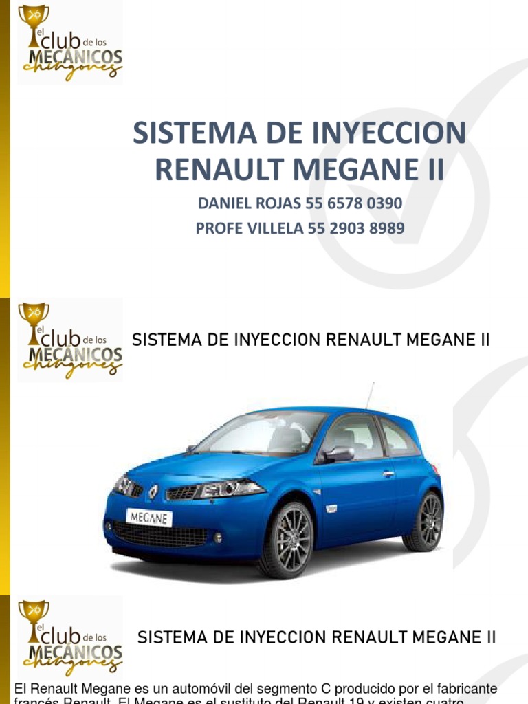 Sistema de Inyteccion Renault Megane Ii, PDF, Inyección de combustible