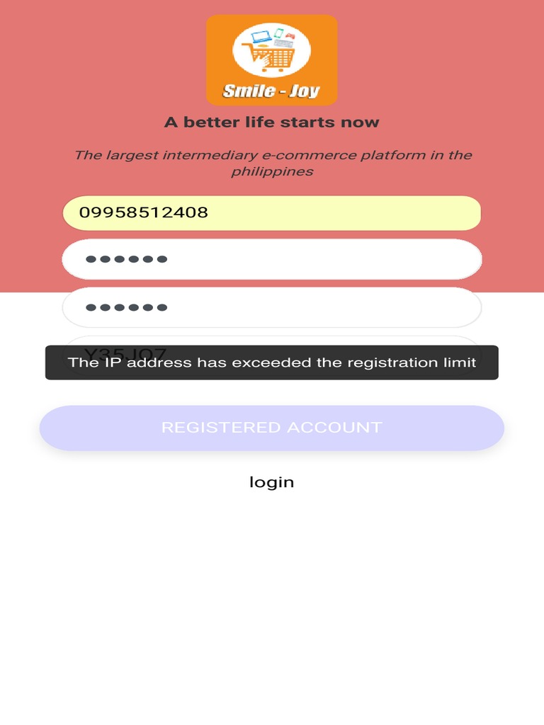 Registered Account | PDF