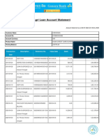 Agri Loan Account Statement: Customer Name Account No. Account Currency Product Name Closing Balance