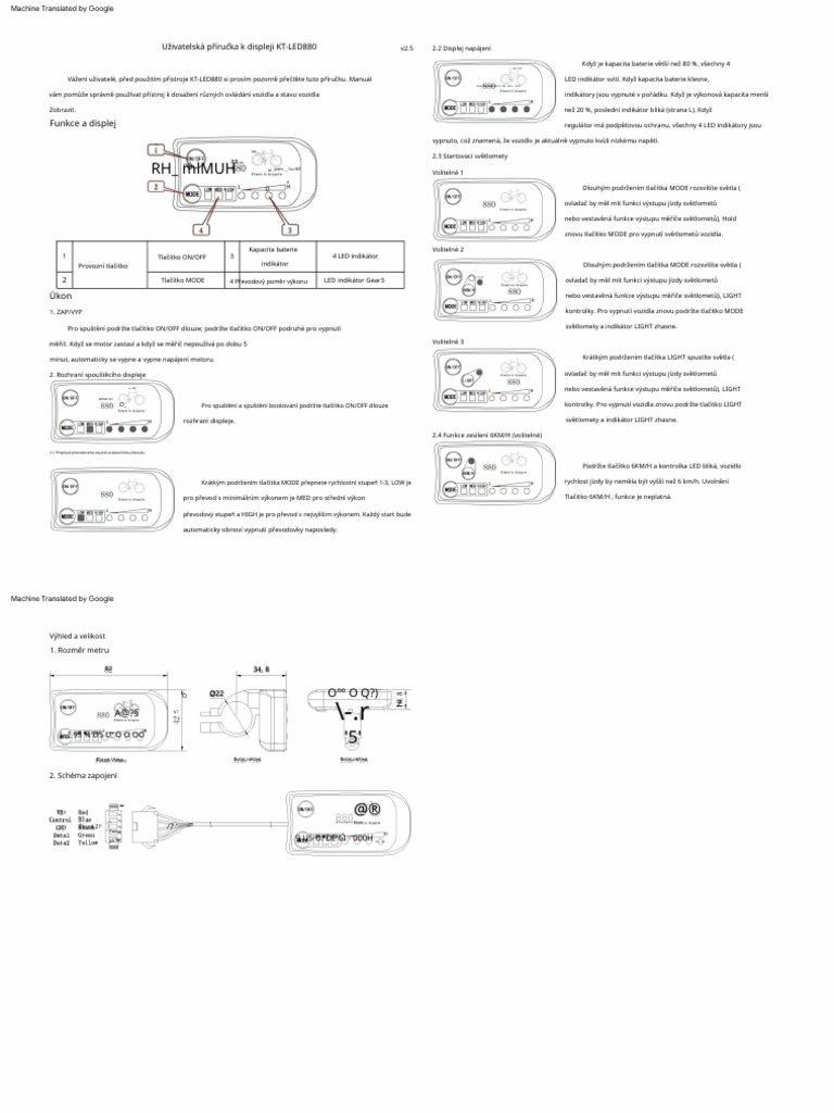 KT-LED880 Display Meter User Manual - Suzhou KUNTENG Electronics Co ...