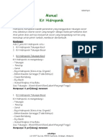 Manual Kit Hidroponik