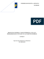 Protocolo Covid 19 - Dinastía - Casos Especiales