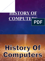 History and Generation of Computers