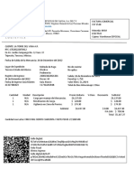 Factura Servicios de Carga