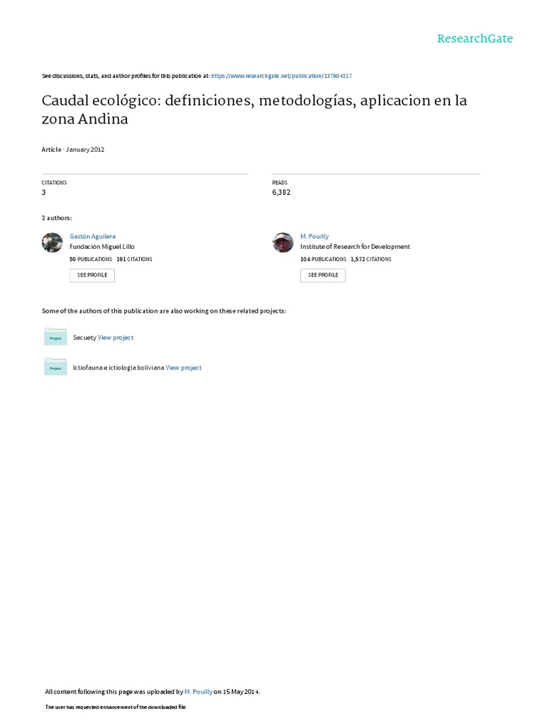 Caudal Ecológico PDF