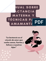 Manual Sobre Lactancia Materna y Técnicas para Amamantar