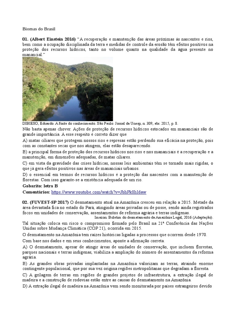 Biomas Do Brasil | PDF