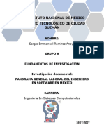 Panorama Del Ingeniero Informatico en Mexico