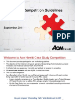 Aon Hewitt Case Study Competition Guidelines - 2011 - 1316513005