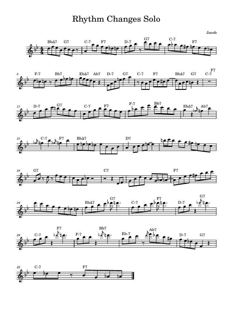 Rhythm Changes Solo.2 PDF