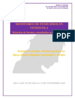 2 Fuentes Monitoreo de Femicidios en Venezuela Junio Noviembre 1