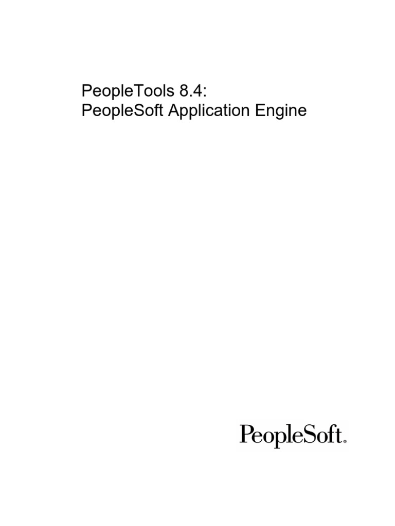 Application Engine | PDF | Microsoft Windows | Identity Document