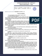 7º Ano - Atividade de Revisão PM2 - Capítulo 5