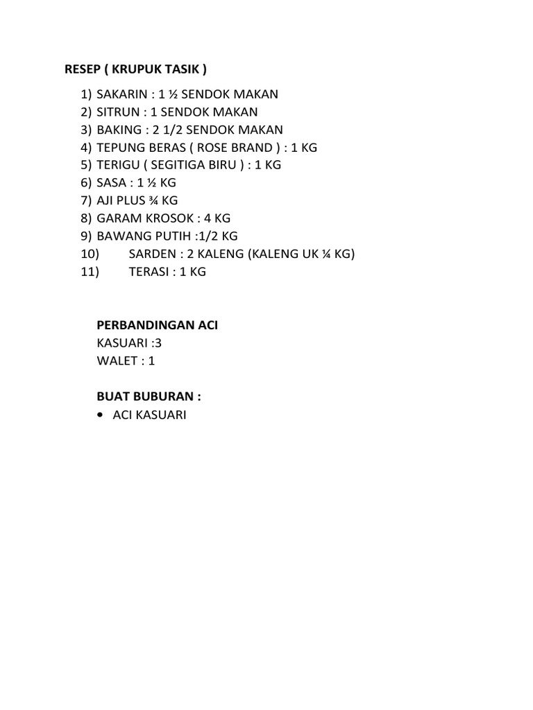 RESEP | PDF