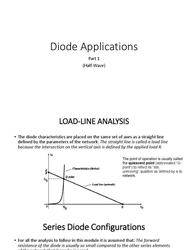Diode Applications PDF