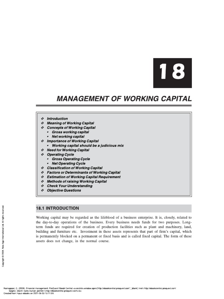 WHAT IS WORKING CAPITAL MANAGEMENT PDF visual data 6
