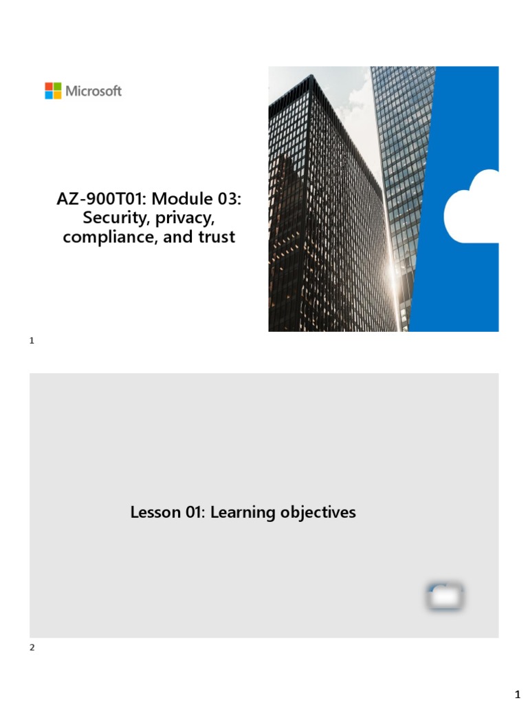 Azure Security and Compliance Overview | PDF | Microsoft Azure | Cloud ...