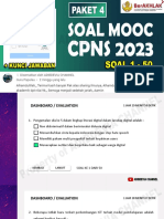 Paket 4 Soal Mooc Cpns 2023