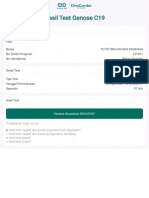 GeNose C19 Test Result