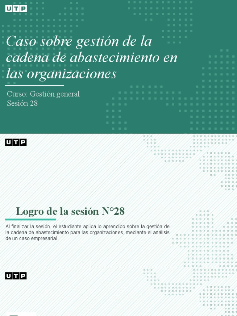 Gestión de la cadena de abastecimiento | PDF