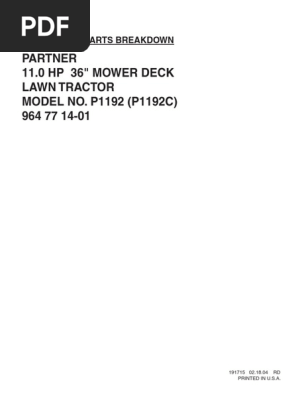 Partner 11.0 HP 36