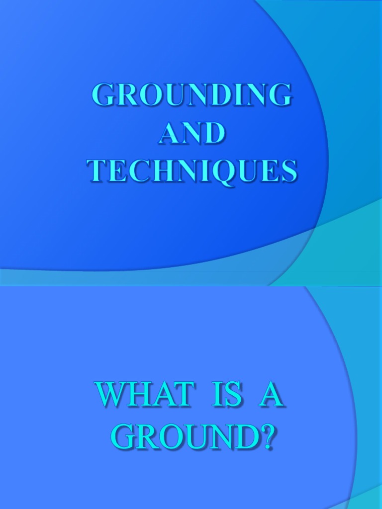 Grounding Techniques PDF Power (Physics) Power Engineering