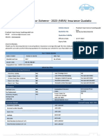 Motor Scheme - 2023 (NEW) Insurance Quotatio: Vehicle Owner Quotation No Quotation Validity