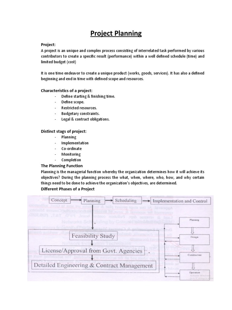 2 - Project Planning & Scheduling | PDF | Systems Theory | Systems Science