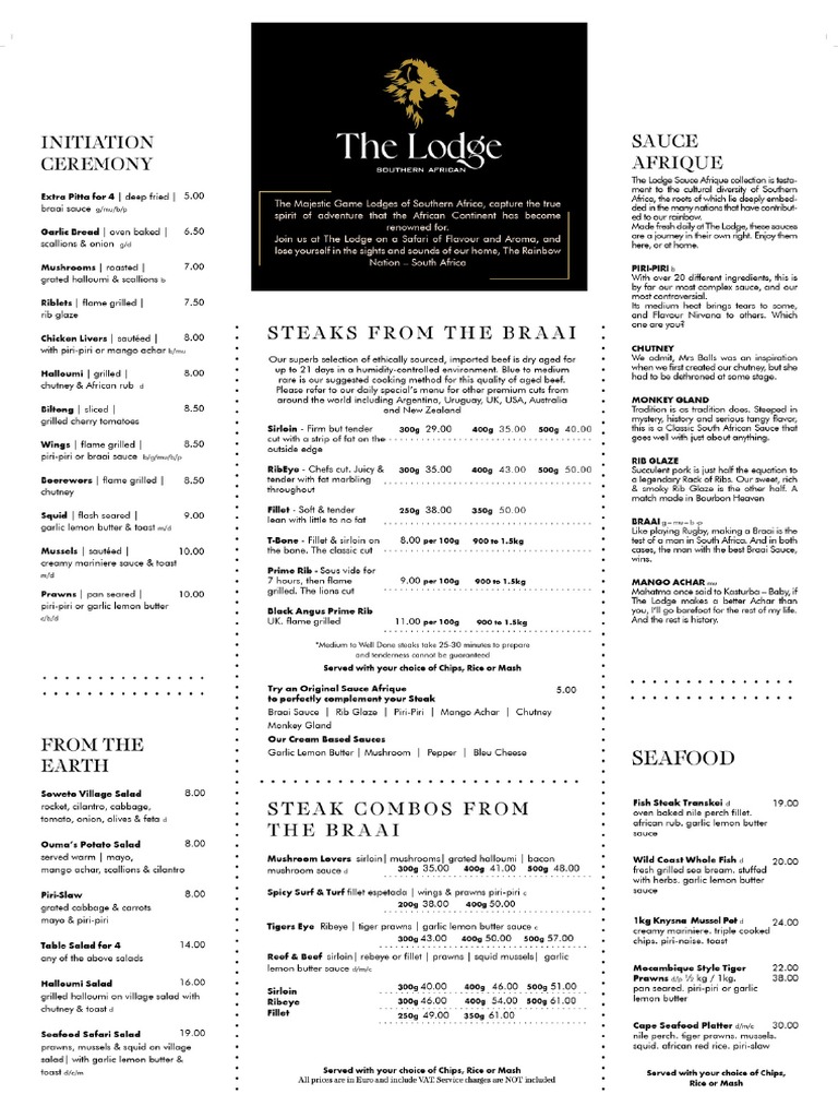 Lodge Menu 2023 PDF