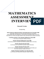 Harrison - Mathematics Assessment Interview Scirpt Book - EPM742 - Primary Mathematical Development