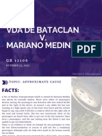 Vda de Bataclan v. Mariano Medina