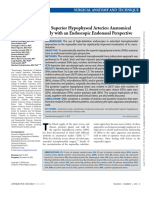 Superior Hypophyseal Artery Endoscopic Endonasal Pituitary Surgery