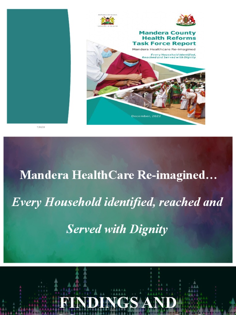 Mandera County Health Task Force Report | PDF | Health Informatics ...