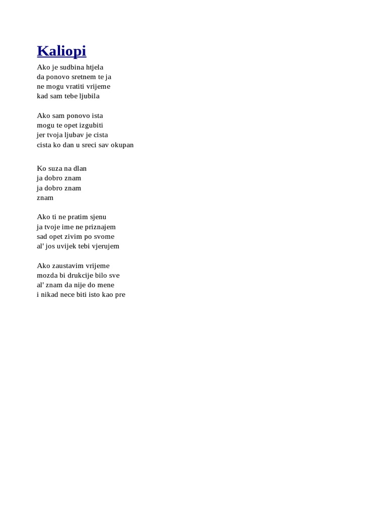 Kaliopi | PDF